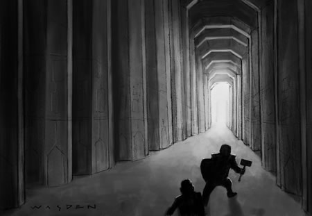 Dwarf Road Scene