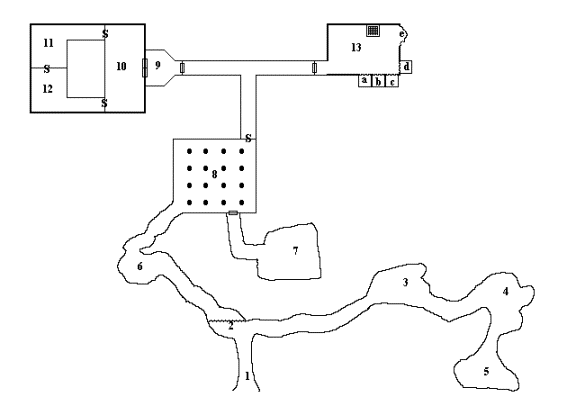 main cave system map