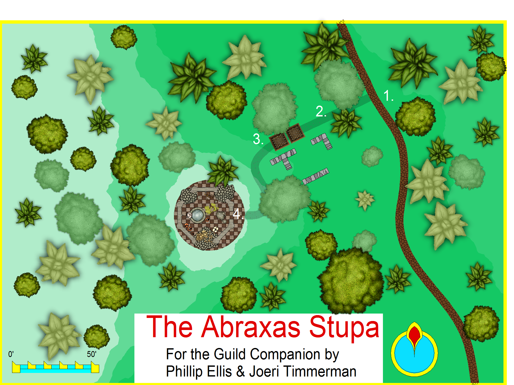 Map of the Abraxas Stupa