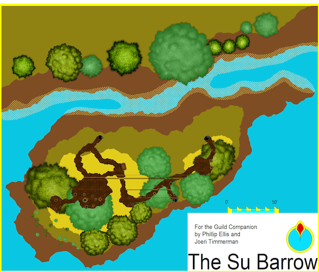 Map of the Su Barrow