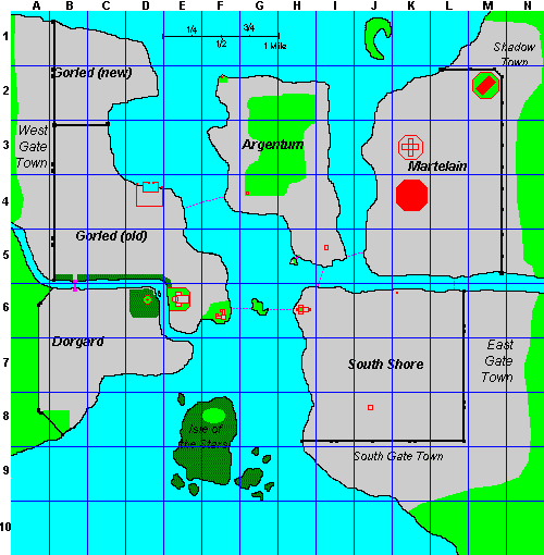 Map of the Channel Cities